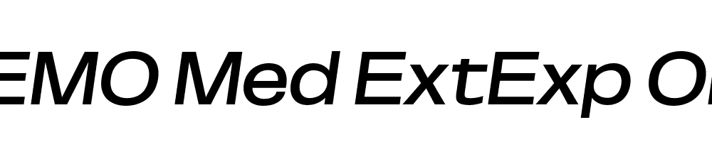 FSP DEMO Med ExtExp Obli Italic