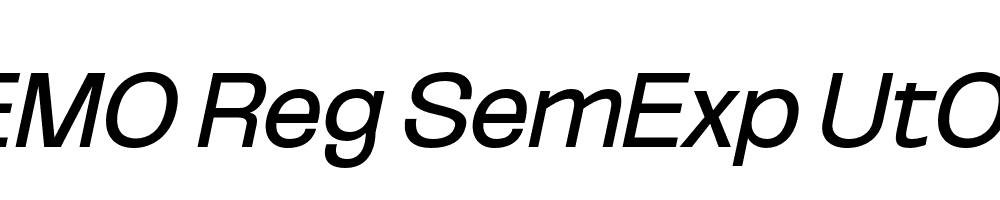 FSP DEMO Reg SemExp UtObli Italic