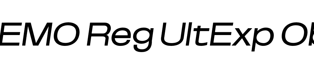 FSP DEMO Reg UltExp Obli Italic