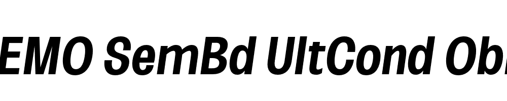 FSP DEMO SemBd UltCond Obli Italic