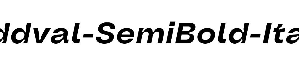 Oddval-SemiBold-Italic