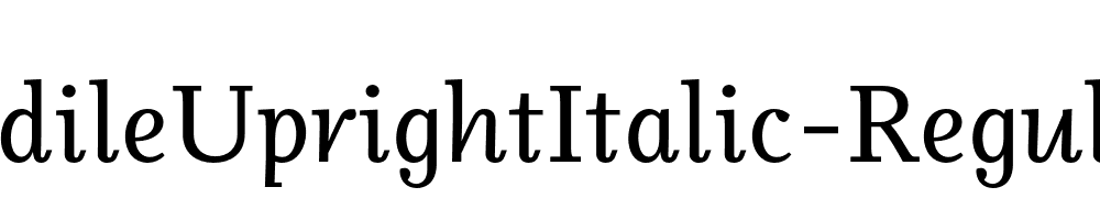 OdileUprightItalic-Regular