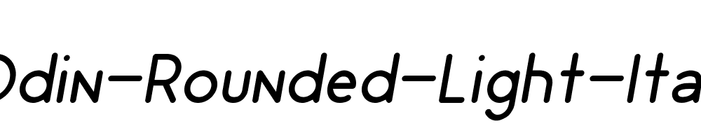 Odin-Rounded-Light-Italic