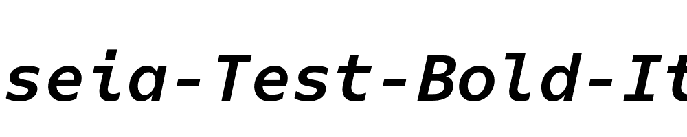 Odisseia-Test-Bold-Italic