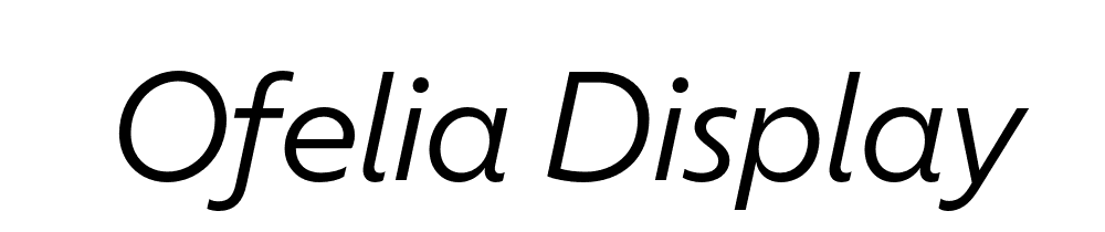 Ofelia Display font Full Family Free [Download Now]
