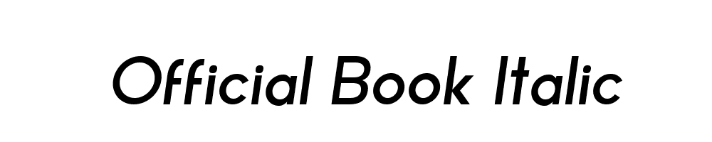 Official-Book-Italic