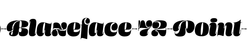 Ohno-Blazeface-72-Point-Italic