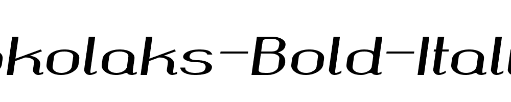 okolaks-Bold-Italic