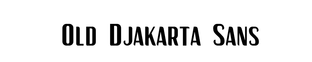 Old-Djakarta-Sans