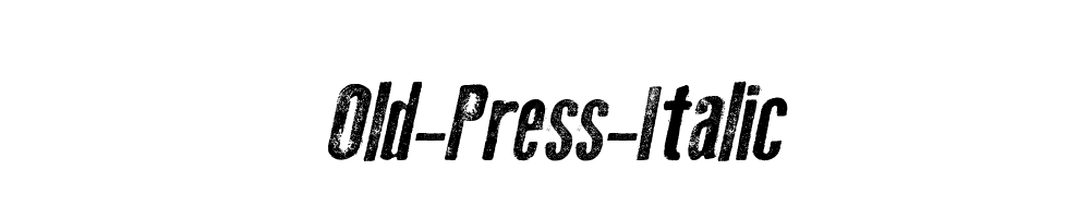 Old-Press-Italic