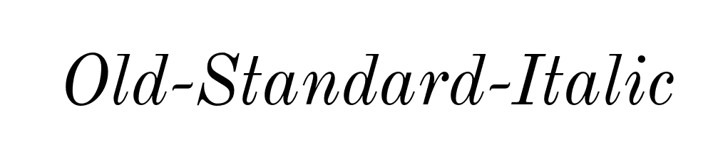 Old-Standard-Italic