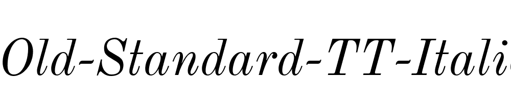 Old-Standard-TT-Italic