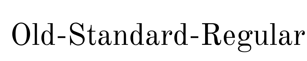 Old-Standard-Regular