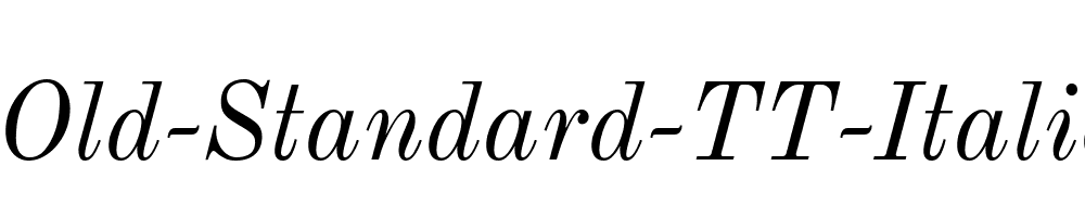 Old-Standard-TT-Italic