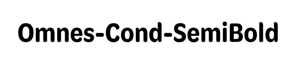 Omnes-Cond-SemiBold