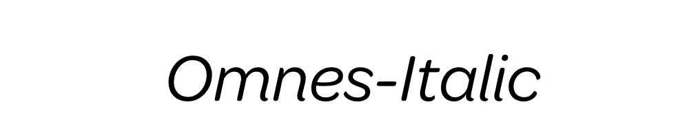 Omnes-Italic