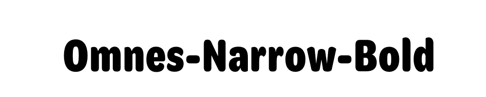 Omnes-Narrow-Bold