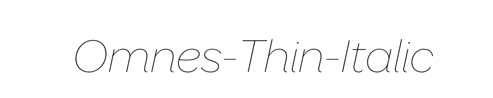 Omnes-Thin-Italic