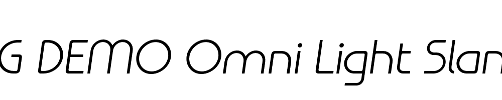  DEMO Omni Light Slanted Regular