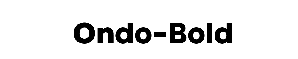 Ondo-Bold