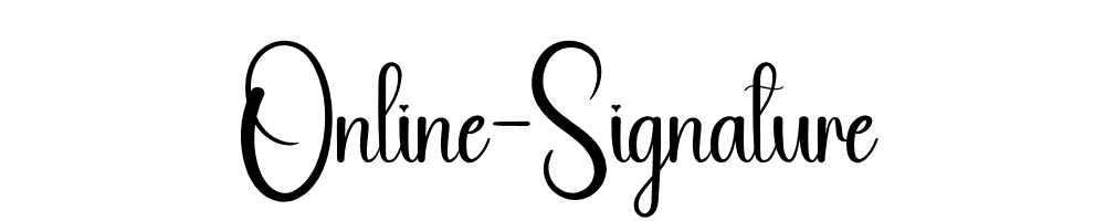 Online-Signature