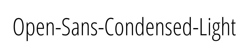 Open-Sans-Condensed-Light