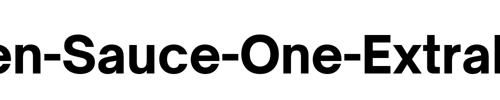 Open-Sauce-One-ExtraBold