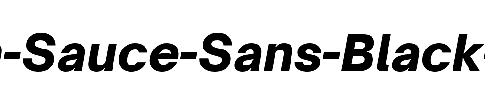 Open-Sauce-Sans-Black-Italic