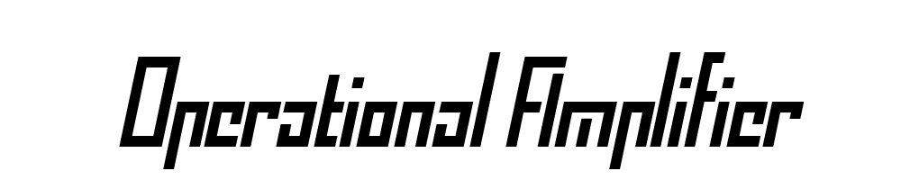 Operational Amplifier