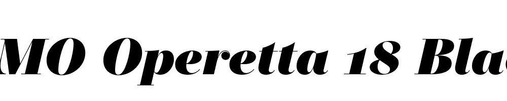 FSP DEMO Operetta 18 Black Italic