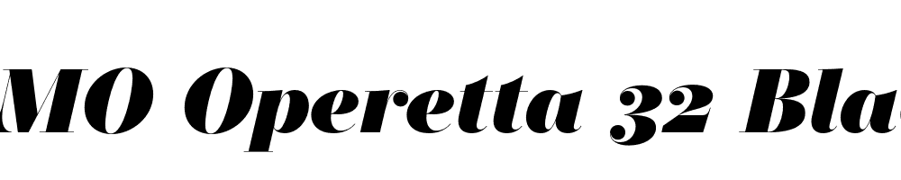 FSP DEMO Operetta 32 Black Italic