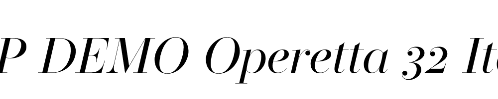 FSP DEMO Operetta 32 Italic