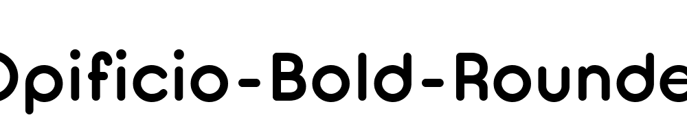 Opificio-Bold-Rounded