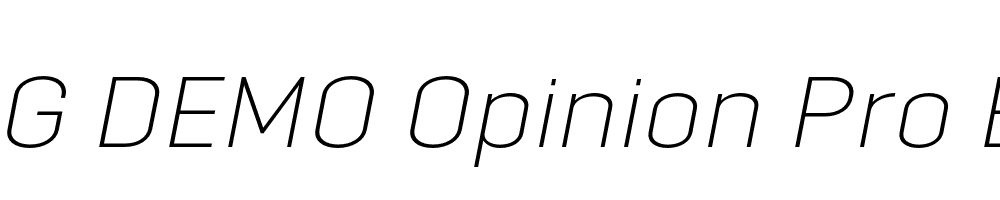  DEMO Opinion Pro Ex ExLt Italic