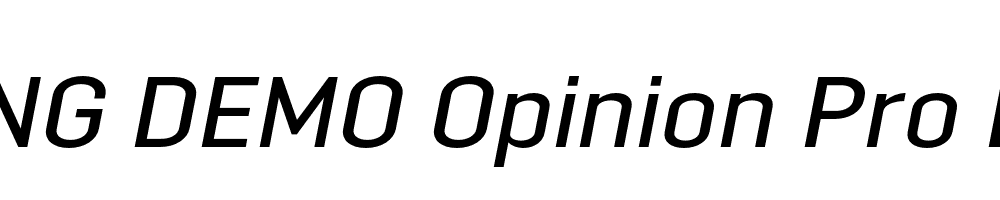  DEMO Opinion Pro Ex Md Italic