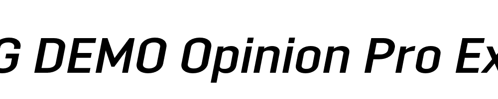  DEMO Opinion Pro Ex SmBd Italic