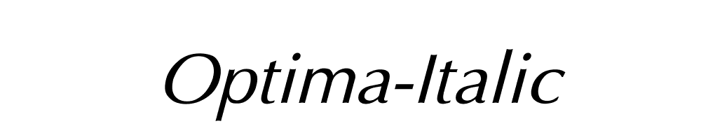 Optima-Italic