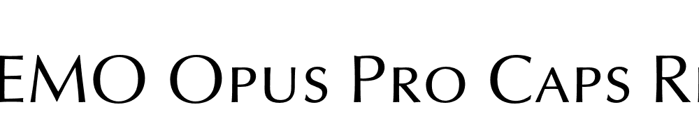 FSP DEMO Opus Pro Caps Regular