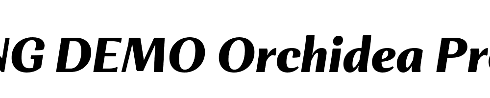  DEMO Orchidea Pro ExBd Italic