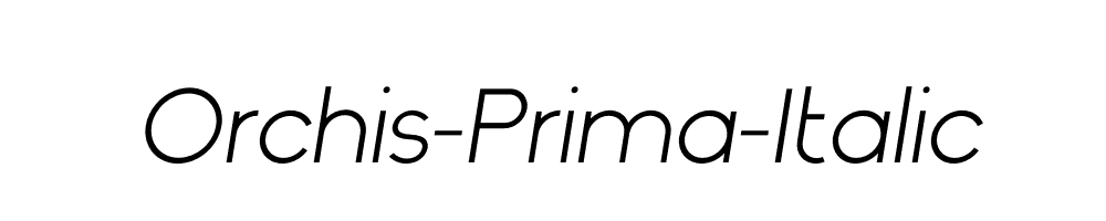 Orchis-Prima-Italic