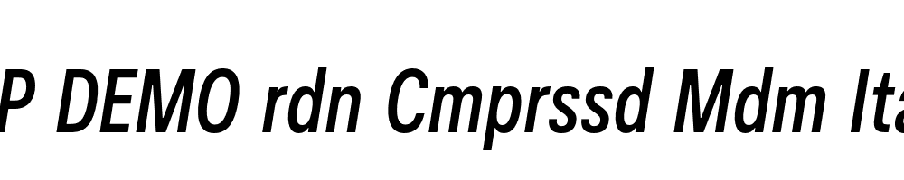 FSP DEMO rdn Cmprssd Mdm Italic