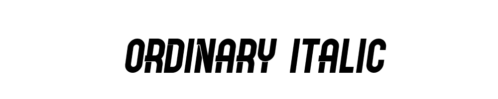 Ordinary-Italic