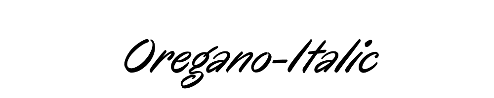 Oregano-Italic