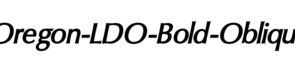 Oregon-LDO-Bold-Oblique