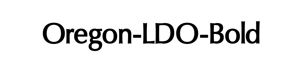 Oregon-LDO-Bold