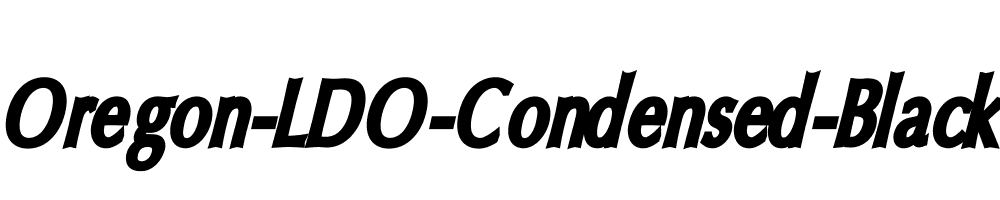 Oregon-LDO-Condensed-Black