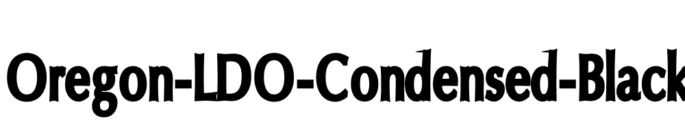 Oregon-LDO-Condensed-Black