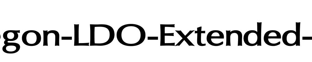 Oregon-LDO-Extended-Bold