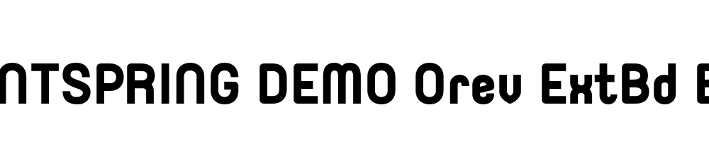  DEMO Orev ExtBd Bold