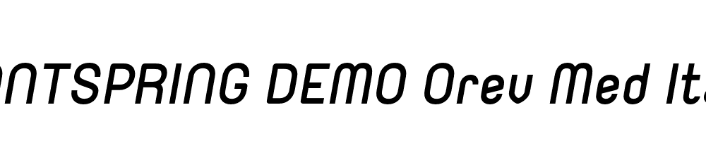  DEMO Orev Med Italic